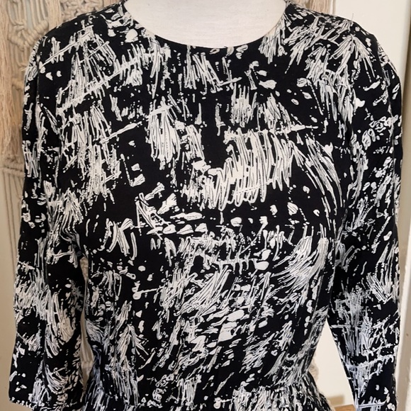 Choon 80’s long sleeve ruffle dress size 8 - Picture 2 of 6